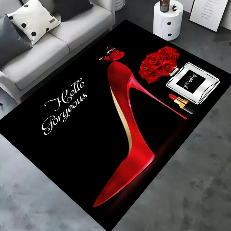 Commercial Printing Supplies - Alfombra roja con estampado de tacones