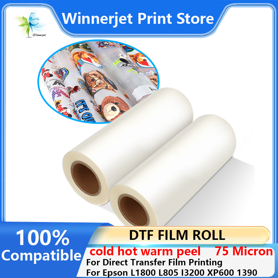 Dtf Hot Peel Film - Rollo de película PET DTF de