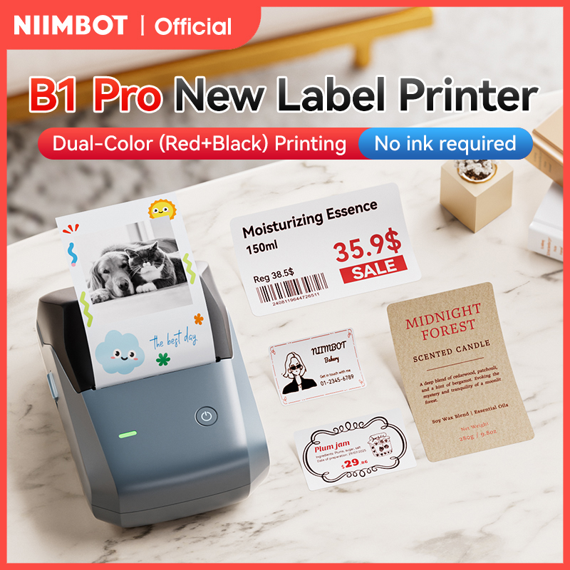 Commercial Printing Business - Impresora de Etiquetas Niimbot B1 Pro,