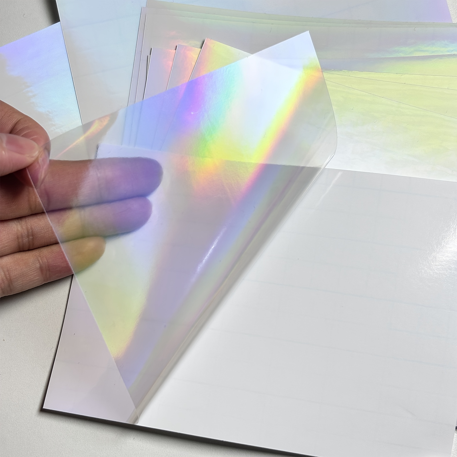 Laminator Cold Roll - 50 hojas de película holográfica de