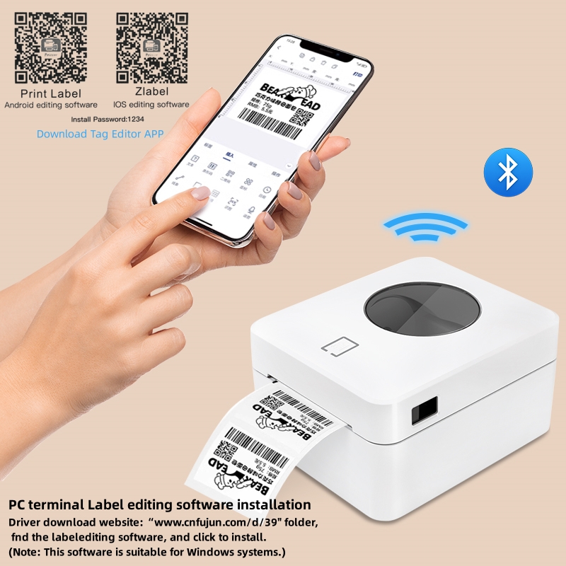 Commercial Printing And Mailing - Impresora térmica portátil de etiquetas POS9250,