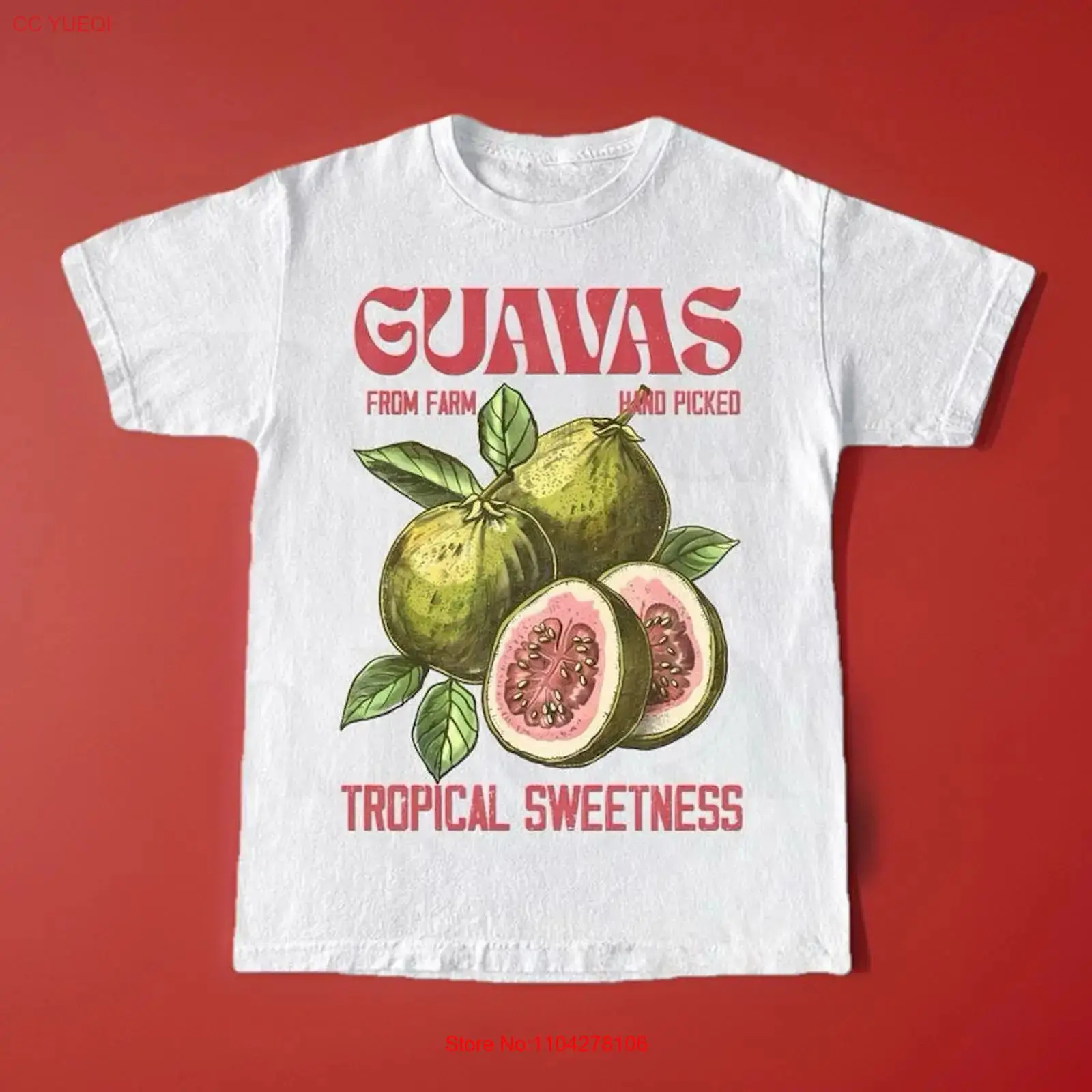 Camiseta Retro Comercial Guava - Commercial Printing Labels reseña y precio