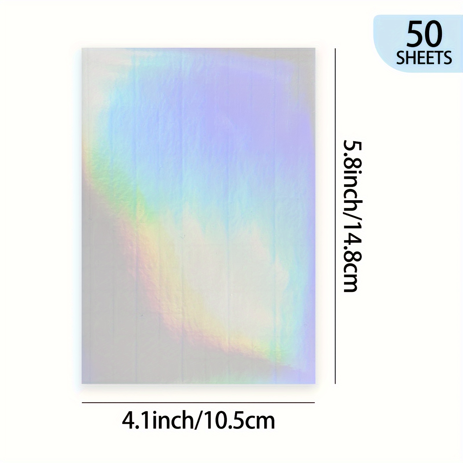 50 hojas de película holográfi - Laminator Cold Roll reseña y precio